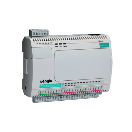 MOXA Active Ethernet I/O Server, 8Tc/4Do, -40 To 75°C ioLogik E2262-T